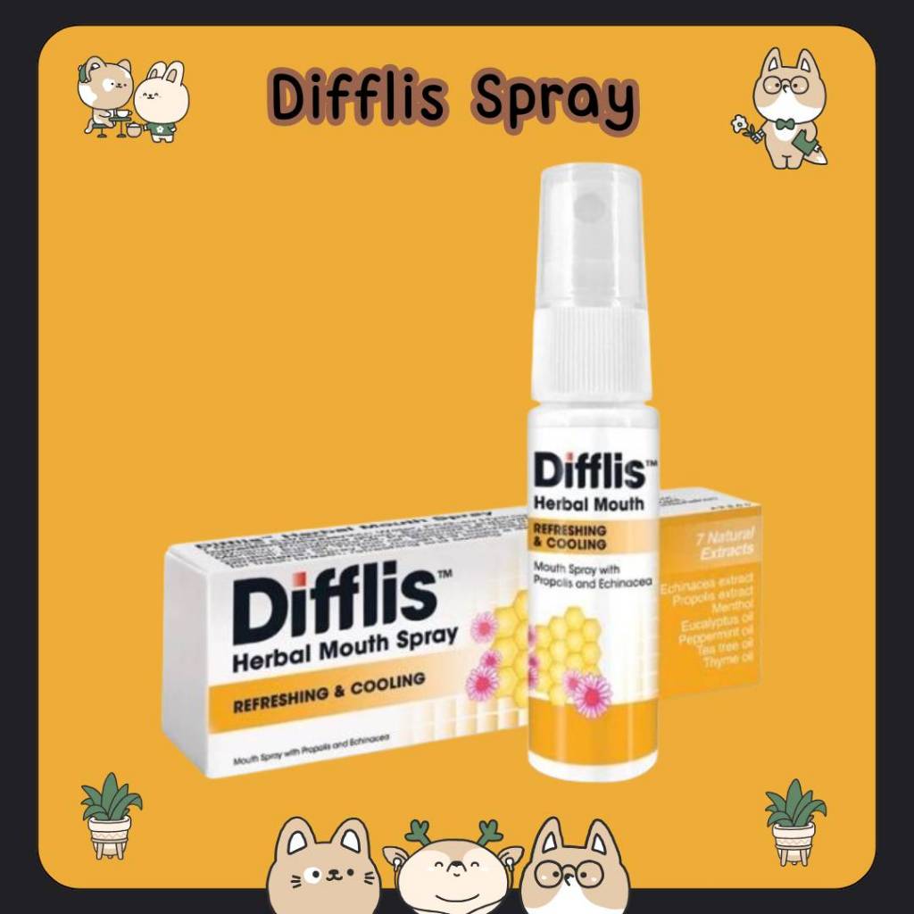 &DIFFLIS HERBAL MOUTH SPRAY 15ML
