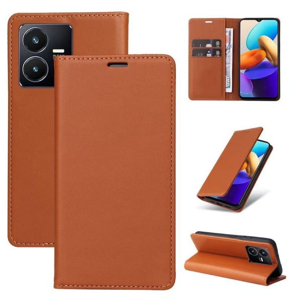 เคสฝาพับหนัง Xunte สำหรับVivo Y35 Y22 Y22S Y15S Y01 Y01A Y91 Y93 Y95 Y91C Y1S Y76 Y72 Y52 Y76 Y31 Y51 Y30 Y50ใส่บัตรได้