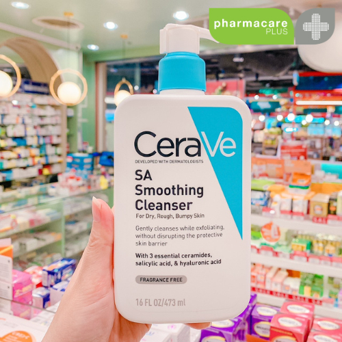 ✨แท้💯ฉลากไทย✨CeraVe SA Smoothing Cleanser 473  ml เซราวี เอสเอ สมูทธิง คลีนเซอร์ 473 มล.