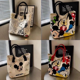 กระเป๋าผ้า(มีซิป)กระเป๋าสะพายข้างTote BagNO.7