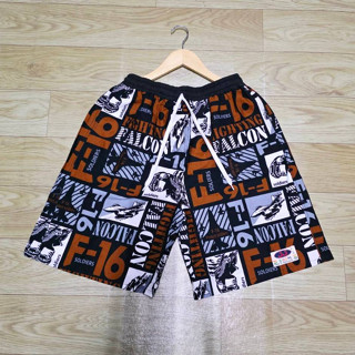 กางเกง ขาสั้น M L ลาย หมูเด้ง ฮิปโป ลายใหม่สุด ลายยอดฮิต