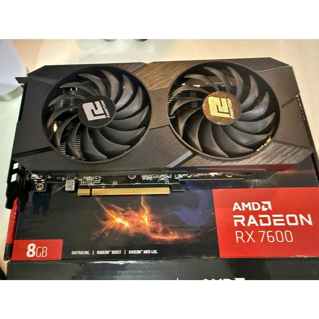 rx7600 8gb มือสอง ประกันเหลือ 2ปี11เดือน