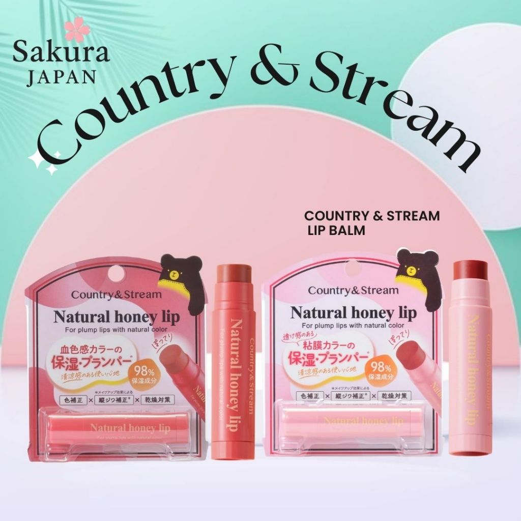 COUNTRY & STREAM Lip balm CP01 & CP02 (ของแท้จากญี่ปุ่น)