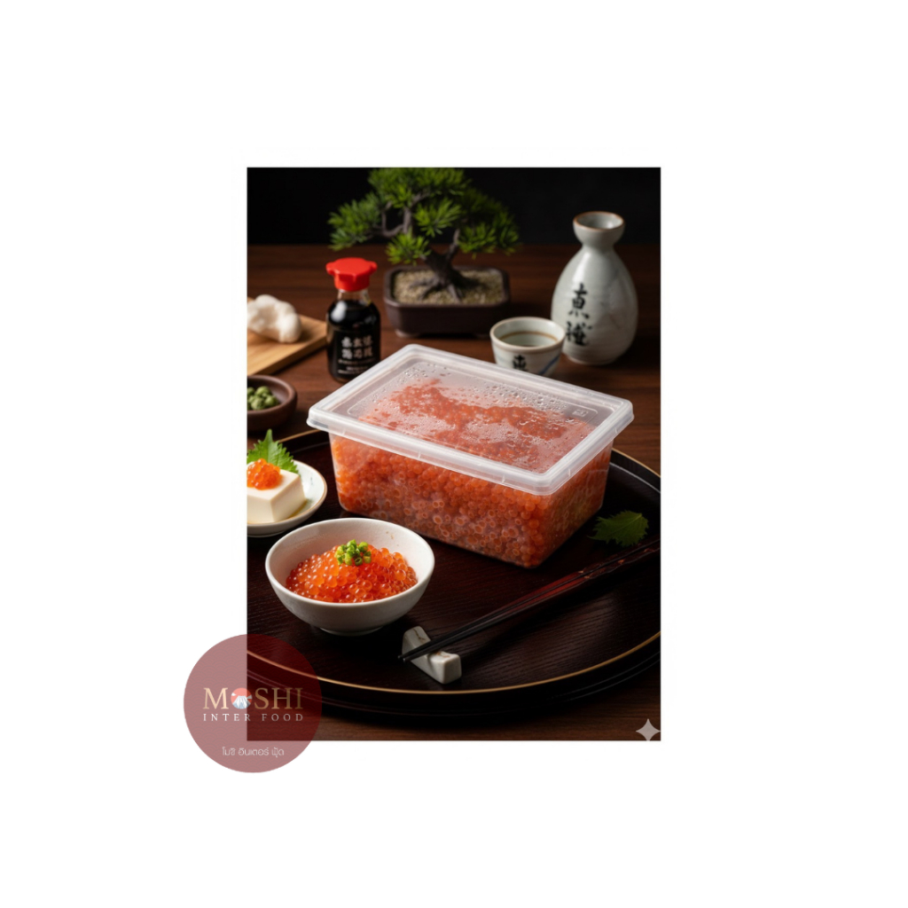 ไข่ปลาแซลมอนชัม(Chum Salmon Roe) 500กรัม (เม็ดใหญ่)