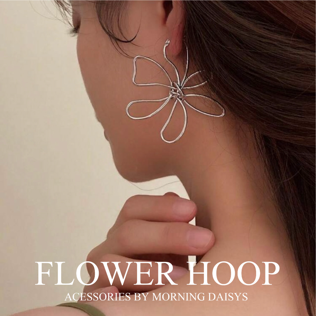 MORNING DAISYS ต่างหูแบบห่วง รุ่น Flower