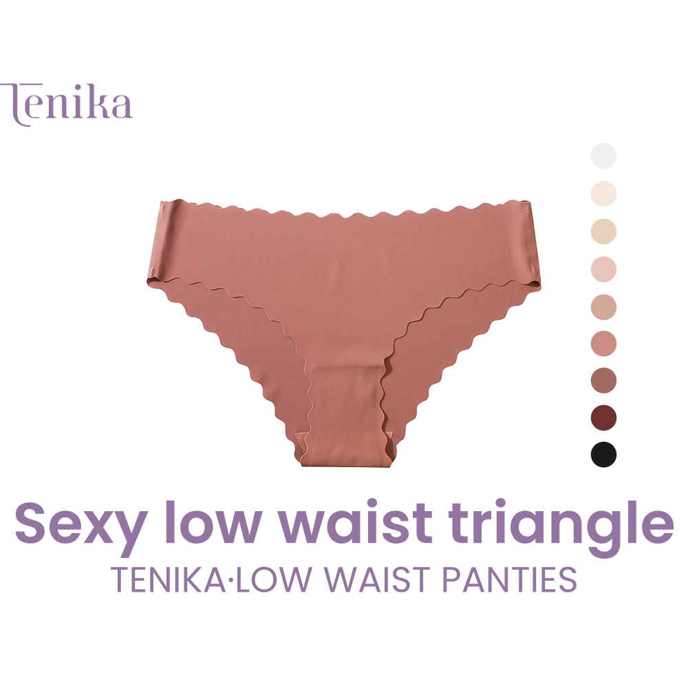 TENIKA  เอวต่ํา กางเกงในผู้หญิงเซกซี่  Sexy Thong Panties  Plus Size Panties 9 Colors – โปรปัง