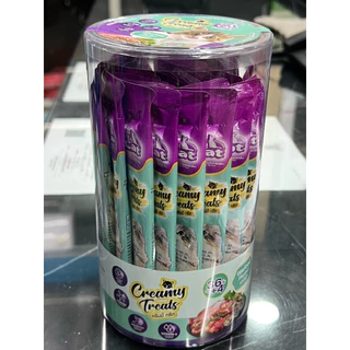 [กระปุก40ซอง] Catty Cat ขนมแมวเลีย 15gx40ซอง