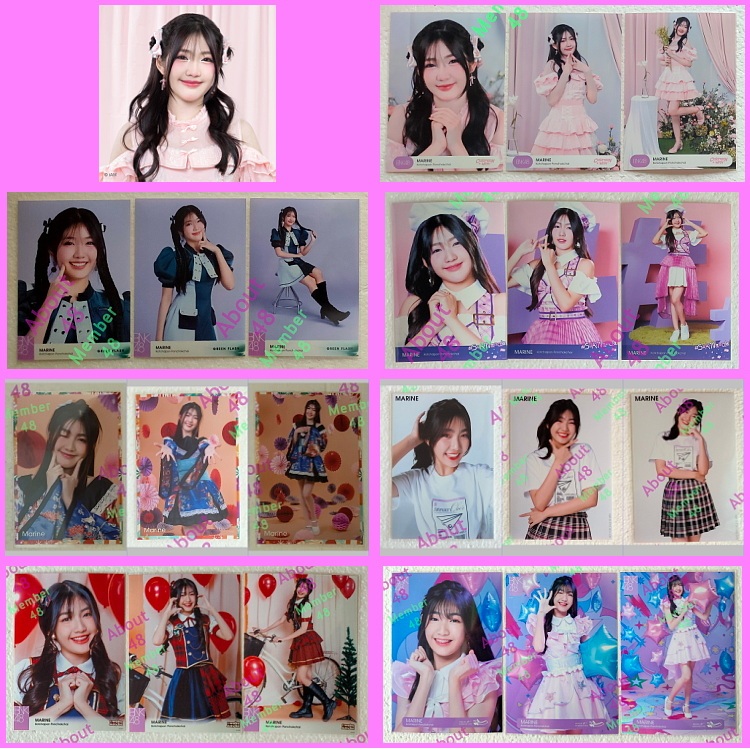 มารีน BNK48 (1) Photoset คอมพ์ Masaka no Confession วันใหม่ Marine Bnk รุ่น4 (1) Comp