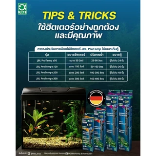 ProTemp - ฮีตเตอร์ทำความร้อนสำหรับตู้ปลา พร้อมตะแกรงป้องกัน + แถม Resun Thermometer