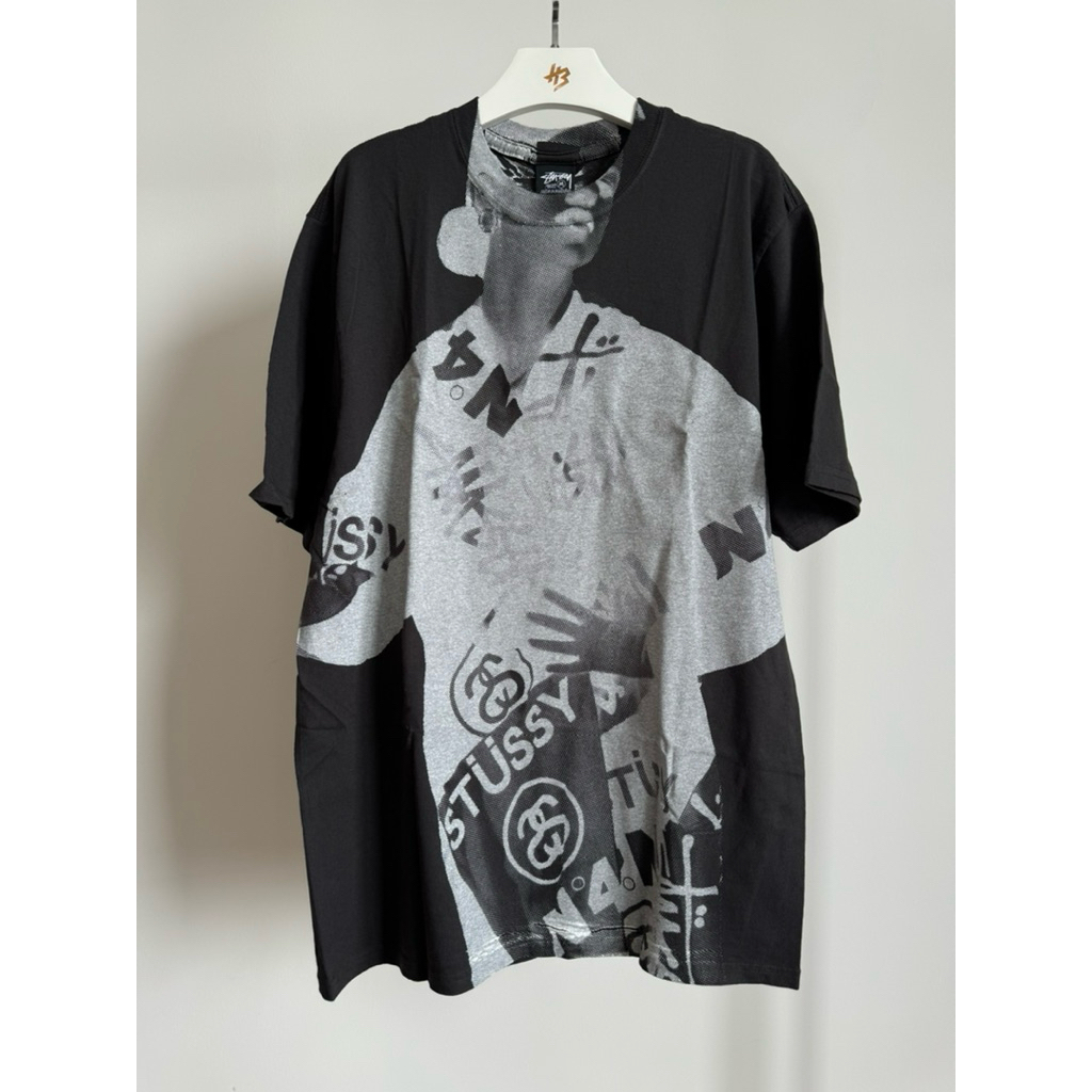 [ของแท้] STÜSSY PARIS TEE FADED BLACK (US) พร้อมส่ง