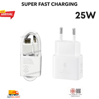 ชุดชาร์จเร็ว สำหรับ Samsung ของแท้ 100% Adapter Fast Charge 25W USB-C Super Fast Charging Original รุ่นใหม่