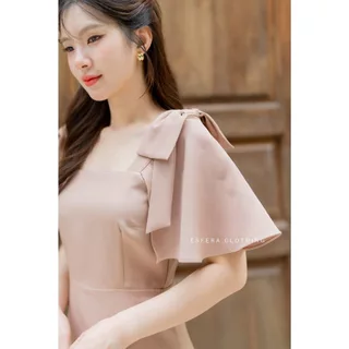 ESFERA-ES-DR25-10 Bowty Basic Dressเดรสน่ารัก เดรสออกงาน