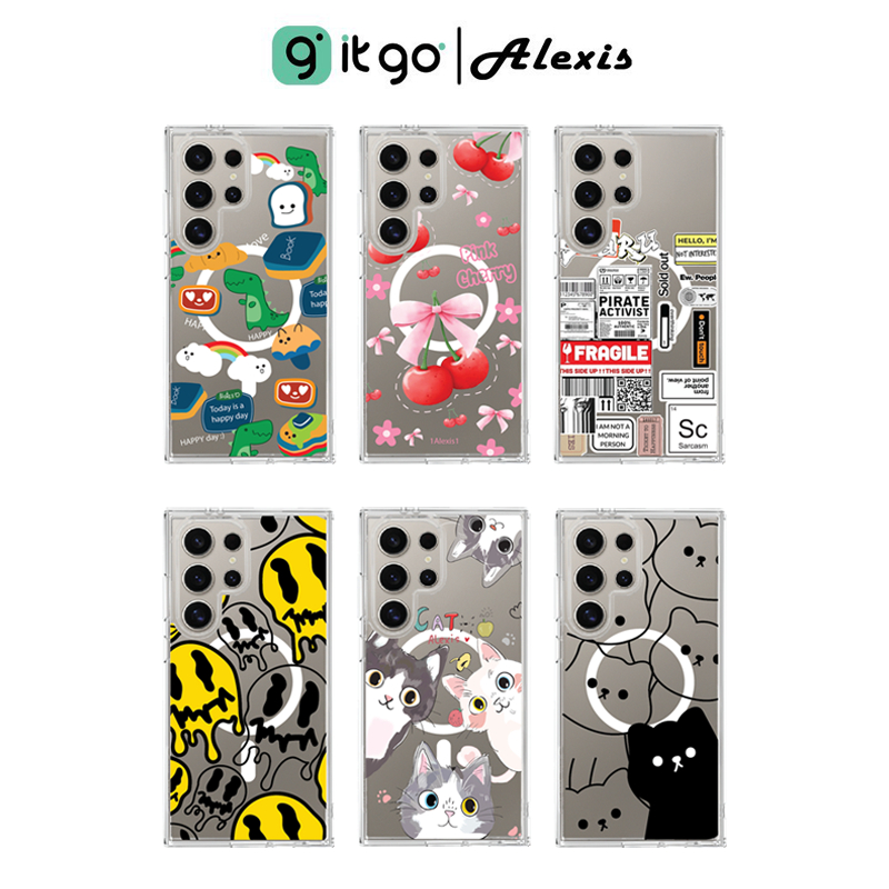 เคสใส Alexis Cartoon ST Clear V.5 สำหรับ Samsung เคสใหม่ ลายไม่ซ้ำ น่ารักจนใจเจ็บ!