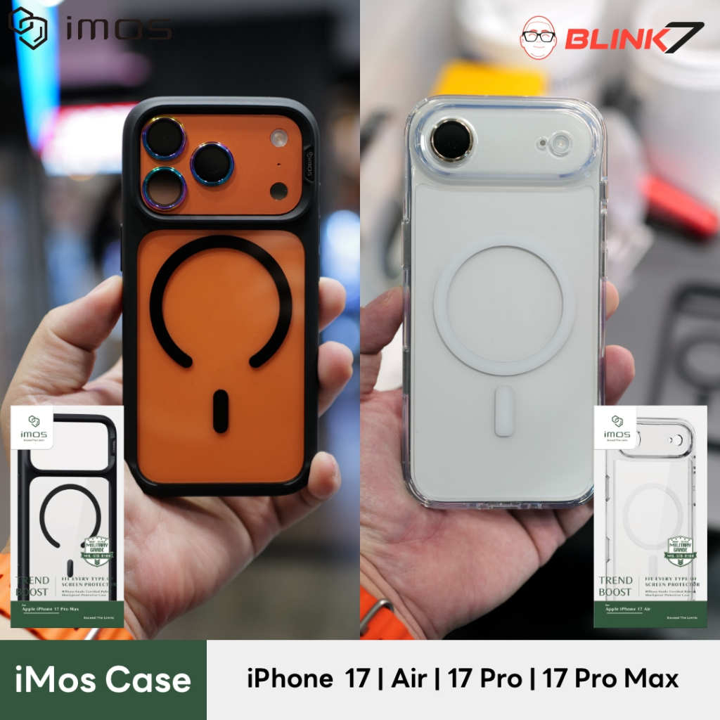 เคสกันกระแทก iMos Trend Boost สำหรับ iPhone 17 / Air / 17 Pro / 17 Pro Max