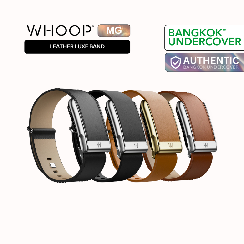 (พร้อมส่ง!) WHOOP MG LeatherLuxe Band สายหนังแท้ สำหรับ WHOOP 5.0/ MG
