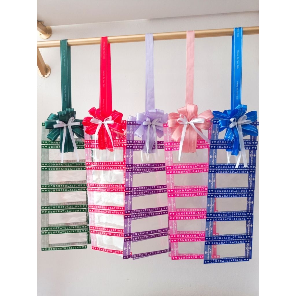 มาลัยธนบัตร มาลัยปัจฉิม ซองลาย congratulations