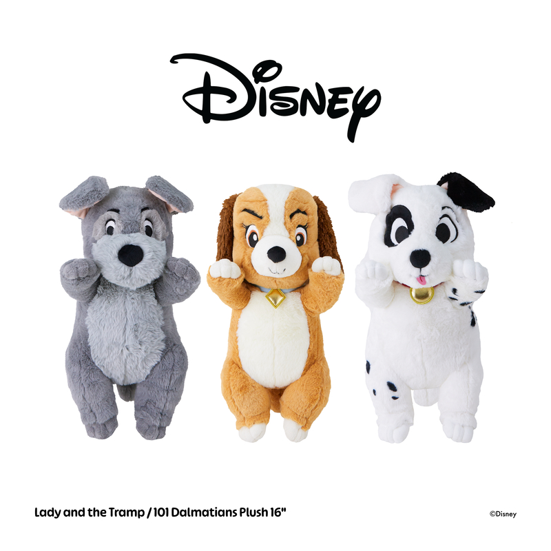 Disney Lady and The  Tramp & 101 Dalmatians Plush - ตุ๊กตาดิสนีย์ Lady and The Tramp & 101 Dalmatian