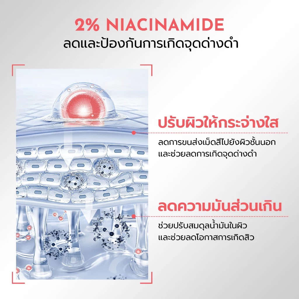 YOU PinkVB12 Soothing Serum Lotion 30ml เซรั่มชมพู ปรับสีผิวขาวใส thumbnail 7