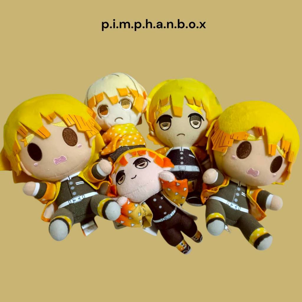 ตุ๊กตาและพวงกุญแจเซนอิทซึ จากอนิเมะเรื่องดาบพิฆาตอสูร พร้อมส่ง มีเก็บเงินปลายทาง