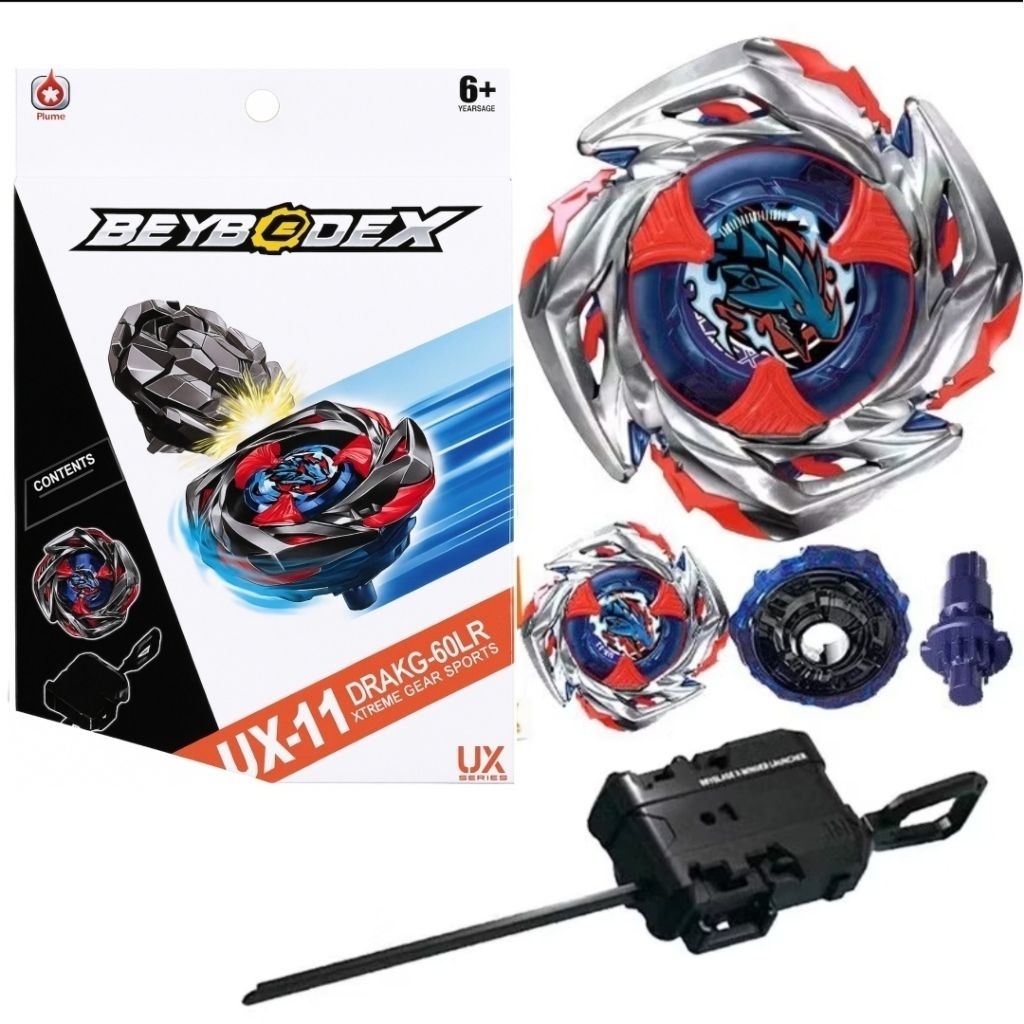 (พร้อมส่ง)เบย์เบลดX ลูกข่างเหล็ก มังกรUX-11