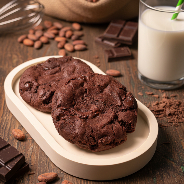 คุกกี้นิ่ม ช็อกโกแลต 🍫 Chocolate Soft Cookie คุกกี้โฮมเมด หนึบ นุ่ม หวานกำลังดี