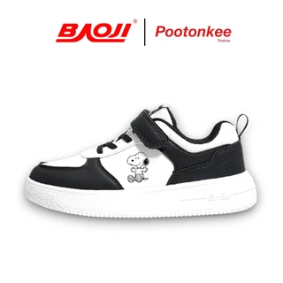 BAOJI X PEANUTS บาโอจิ BJS SP01 / BJK SP01 รองเท้าผ้าใบ รองเท้าเด็กผู้ชายและผู้หญิง PEANUTS CLASSIC MINI ลิขสิทธิ์แท้