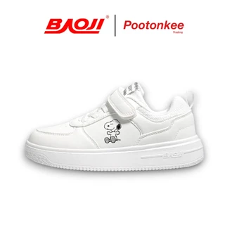BAOJI X PEANUTS บาโอจิ BJS SP01 / BJK SP01 รองเท้าผ้าใบ รองเท้าเด็กผู้ชายและผู้หญิง PEANUTS CLASSIC MINI ลิขสิทธิ์แท้