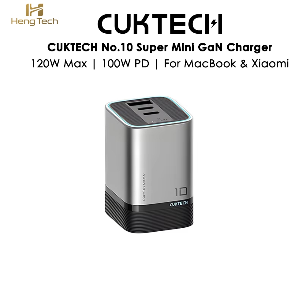 CUKTECH 120W GaN Charger Mini | 100W/65W PD Fast Charging