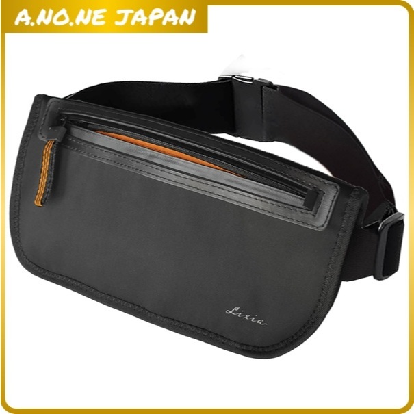 LIXIA ซองคอพกพา กันขโมยข้อมูล RFID ซิปกันน้ำ YKK 5 สี ดีไซน์สำหรับเดินทาง