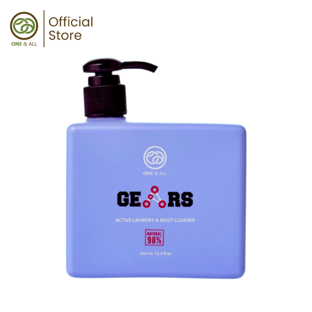 One & All Gears 450ml ผลิตภัณฑ์ทำความสะอาดอเนกประสงค์ ชุดว่ายน้ำ ชุดกีฬาออกกาย