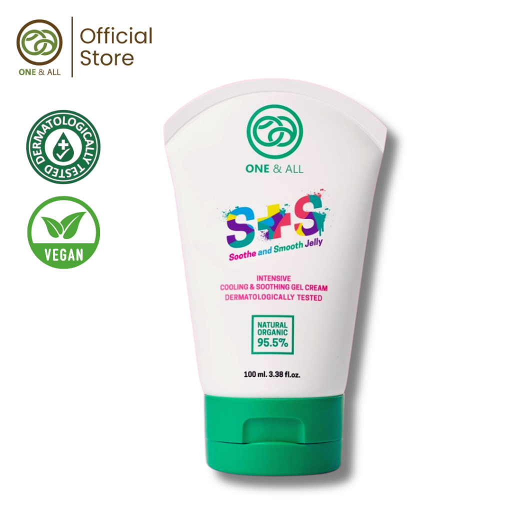 One & All S+S Intensive Cooling & Soothing Gel Cream เจลครีมนวดทาผิวหลังออกกำลังกาย 100ml