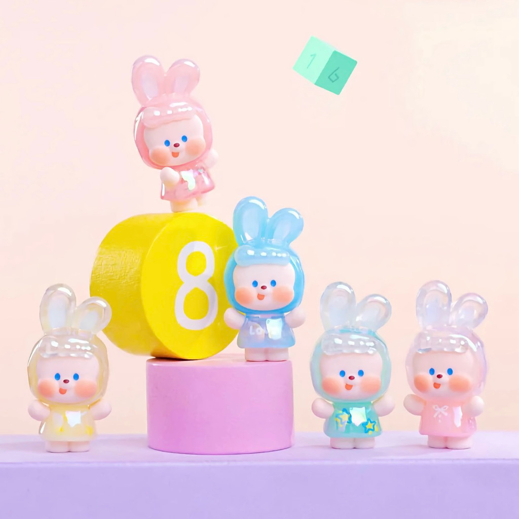 （แบบจุ่ม) NaiB Bunny Bunny Series by OKK TOY 1ซอง5ชิ้น