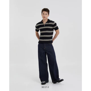 REEVE STRIVE ZIP POLO - เสื้อโปโลลาย ซิป