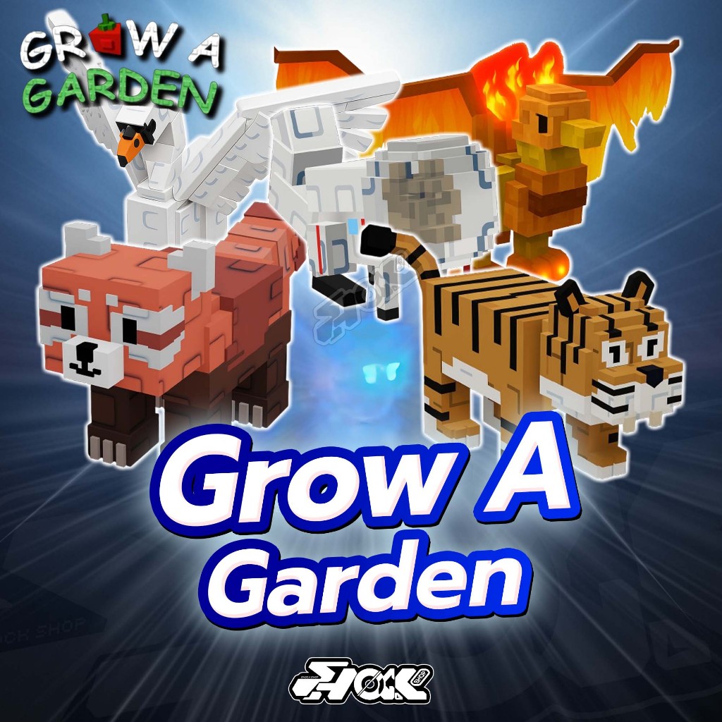การ์ดเกม ไก่สัตว์เลี้ยง/รวมของต่างๆ แมพ Grow a Garden การ์ดสวยภาพคมชัด