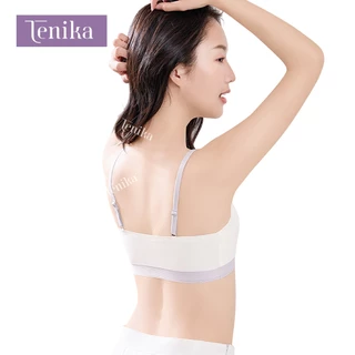 TENIKA ชุดชั้นในสำหรับเด็ก Seamless สไตล์เสื้อกั๊ก ชุดชั้นในสำหรับเด็กผู้หญิง Kids Sports Bra 8-15 Years