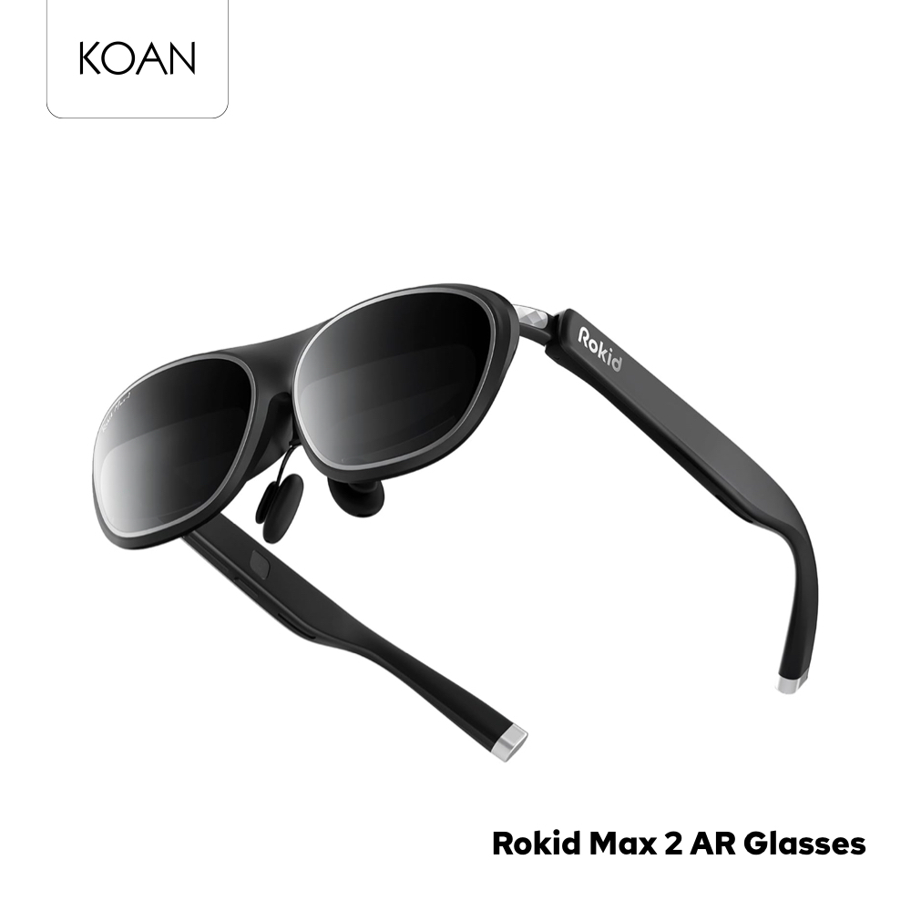 Rokid Max 2 - Black แว่นตา AR เหมาะสำหรับดูหนัง เล่นเกม พร้อมฟีเจอร์ขั้นสูง