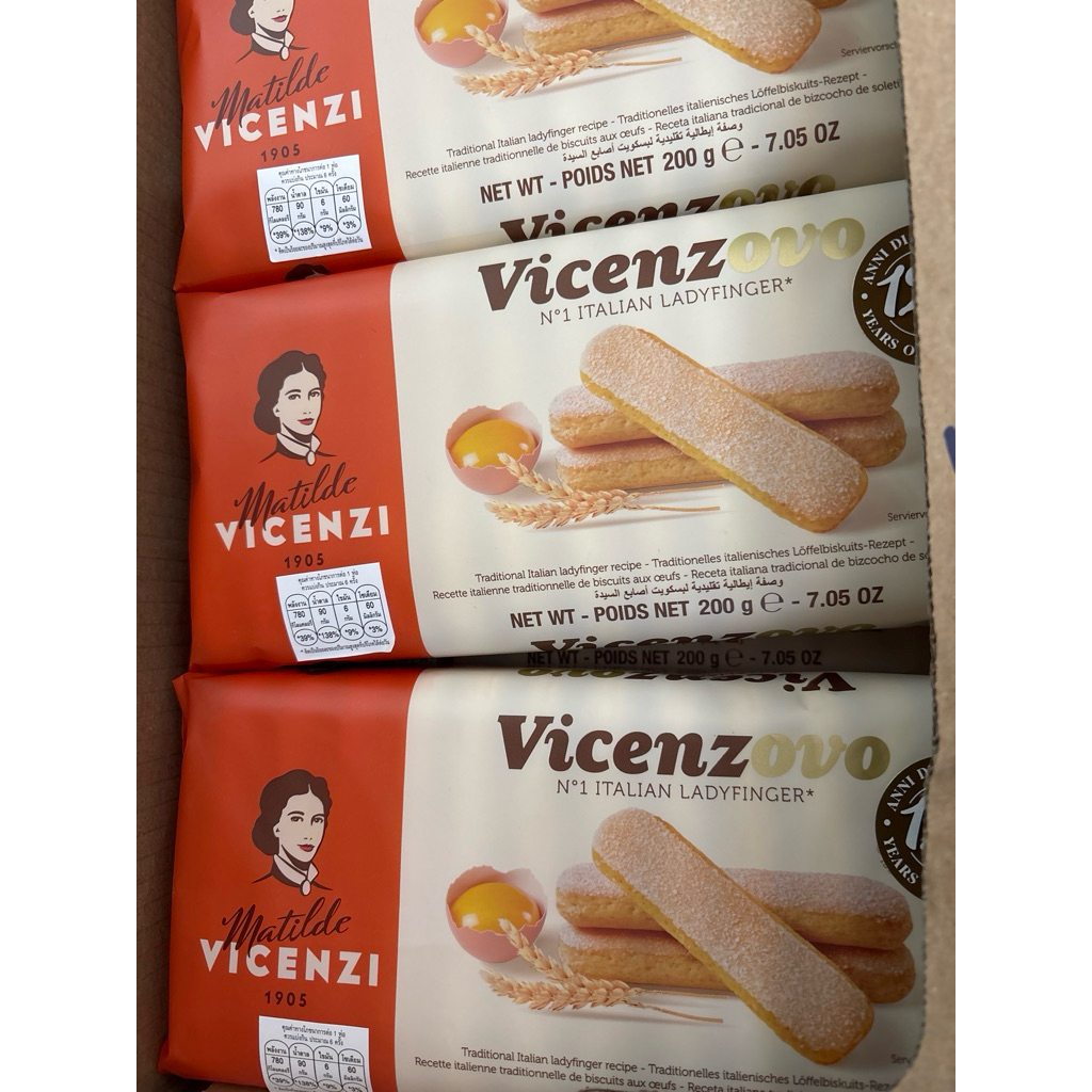 Lady Fingers Vicenzi น้ำหนักสุทธิ 200 กรัม