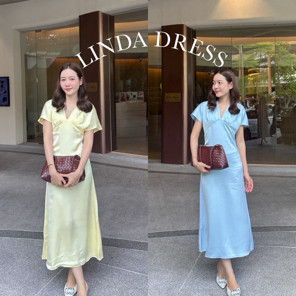 Linda dress 🩵 เดรสออกงาน