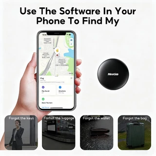 MeeGoo Air Tag เครื่องติดตาม Works with Find My เครื่องติดตามสัตว์เลี้ยง itag GPS Trackers