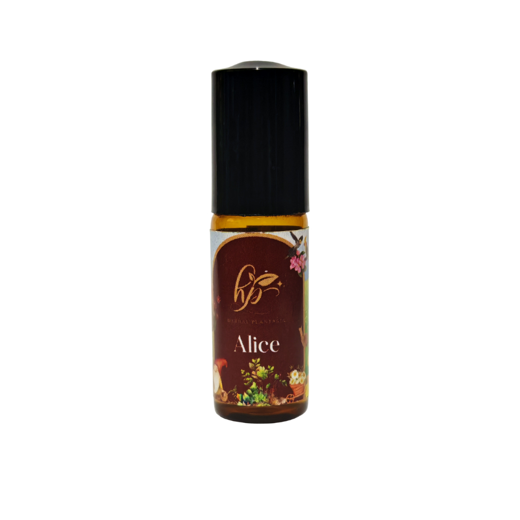 พิมเสนน้ำหอมระเหย Herbal Plantasia กลิ่น Alice หอมโรแมนติกและเต็มเปี่ยมไปด้วยความมั่นใจ 5 ml