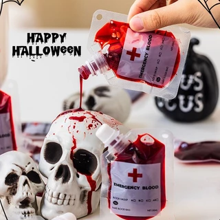 เลือดปลอมสมจริง (ล็อตใหม่..ผลิต 2025) ปลอดภัย ฮาโลวีนแต่งหน้าฮาโลวีน Halloween Make up พร้อมส่งในไทย