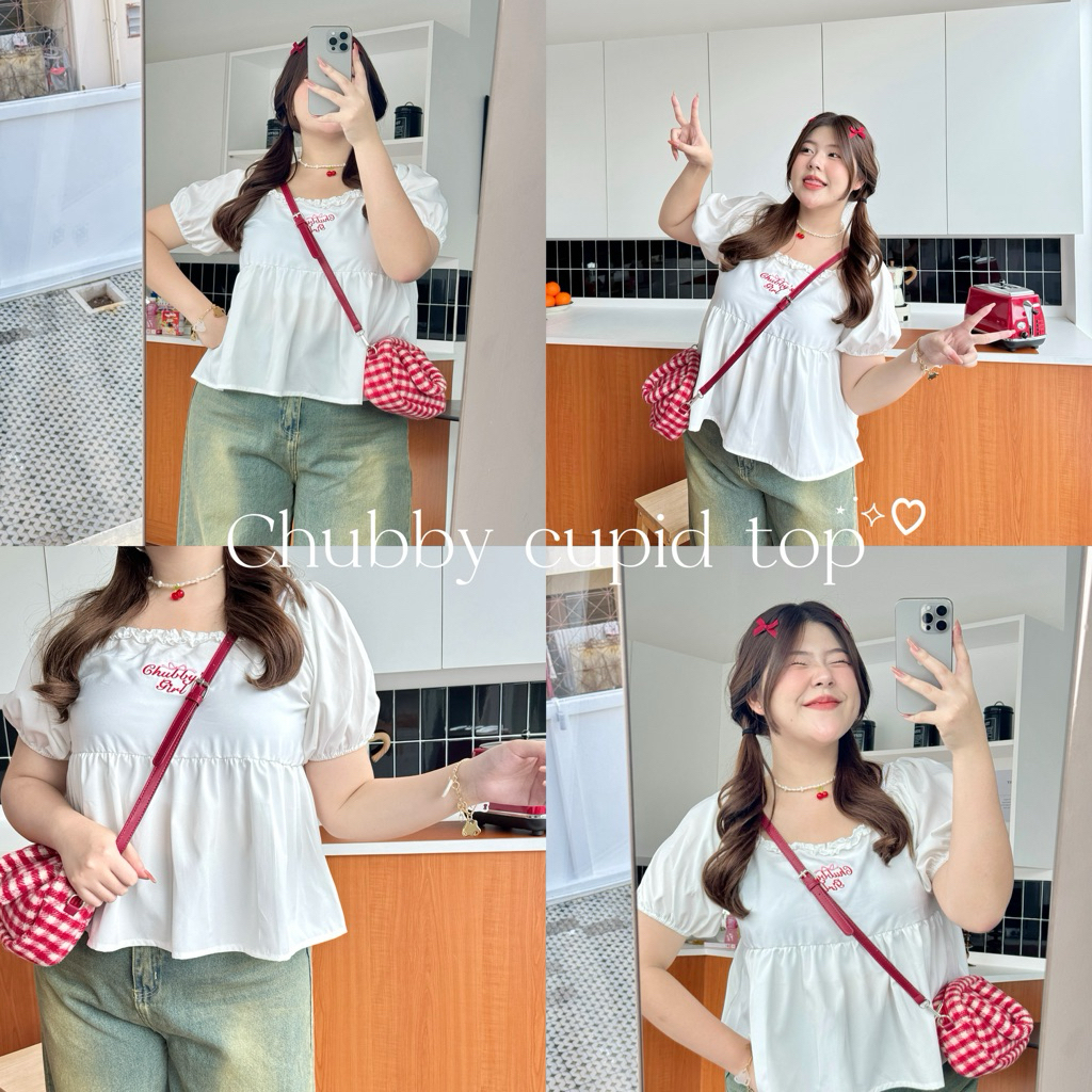 Chubby Cupid top🌷💭” เสื้อที่แมชง่ายใส่สบาย ง่ายสาวอวบห้ามพลาด“