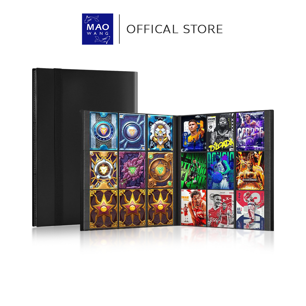 อัลบั้มใส่การ์ดสะสม 4/9/12ช่อง แบบใส ป้องกันฝุ่น Card Album แฟ้มสะสมการ์ด