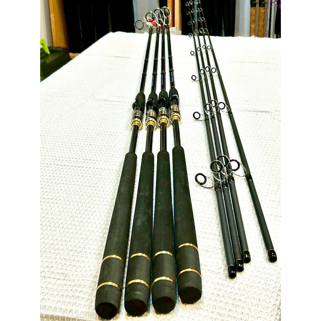 คัน Komi  Grand Slam Spinning  คันหน้าดินชายฝั่งเหยื่อสด 9ฟุตเวท15-30 น้ำหนักเหยื่อ 20-50g ไกด์7+1 1