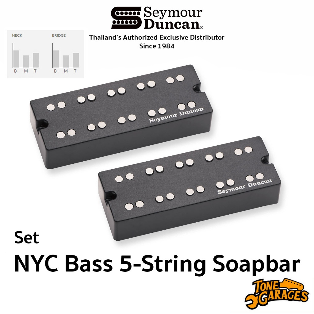 Seymour Duncan NYC Bass™ 5 String ปิ๊กอัพเบส 5 สาย Made in USA