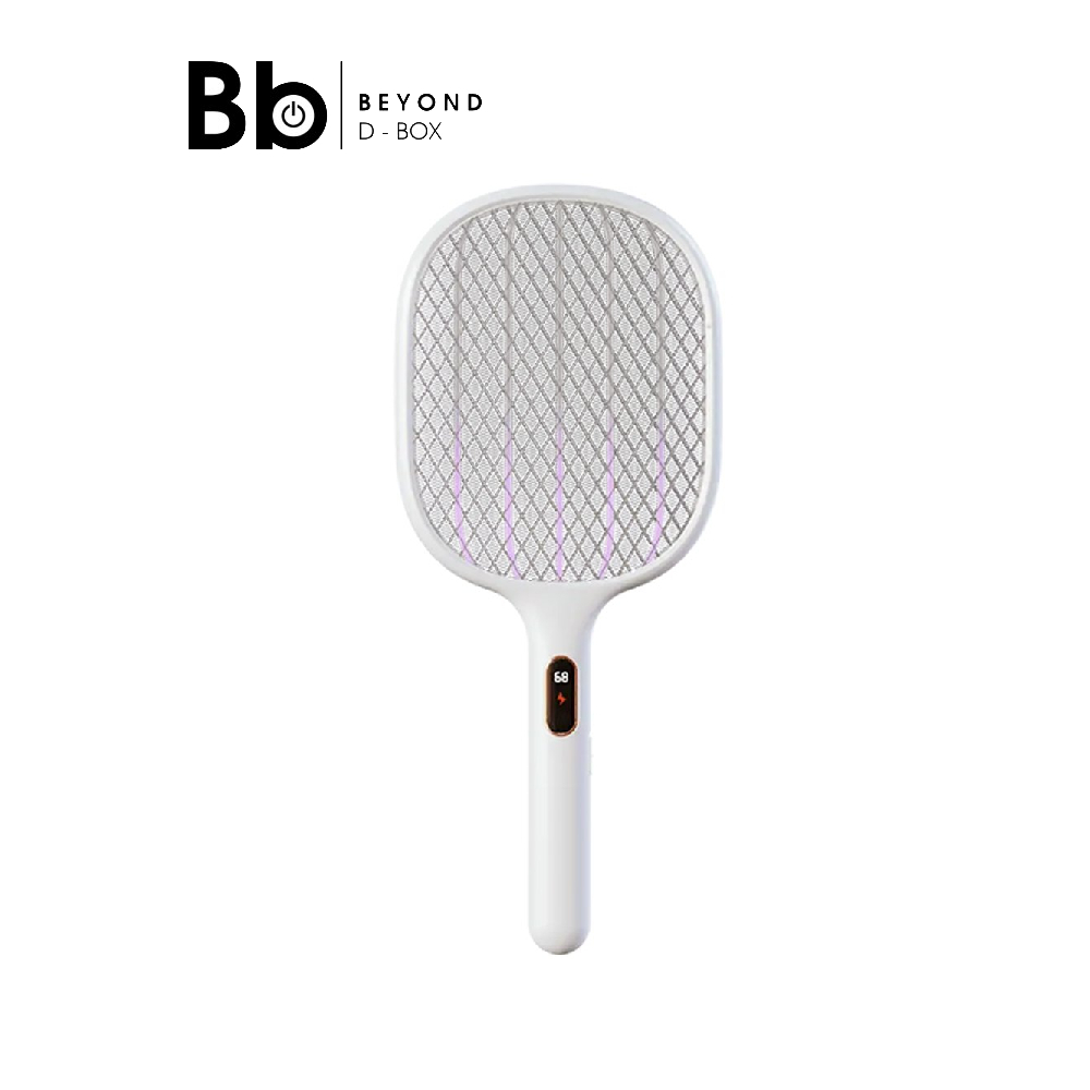 ไม้ตียุง Qualitell Digital Display Mosquito Swatter S1 White by BB Beyond D-Box