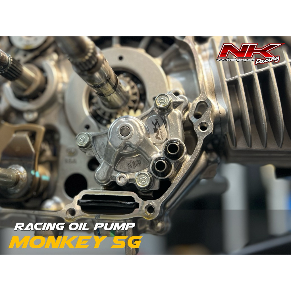 ปั๊มน้ำมันเครื่องแต่ง NK Racing สำหรับ Monkey 5 G/ Grom125/CT125 Gen2/DAX125