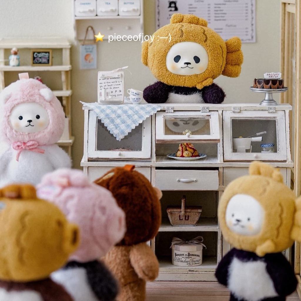 (🐻🧋พร้อมส่งด่วนในไทย) แบบสุ่มพวงกุญแจ : Panpan & Friends Standbyme