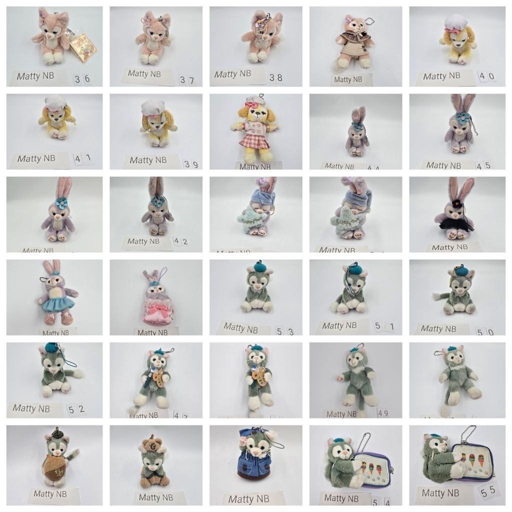 พวงกุญแจ ตุ๊กตา Duffy ShellieMay StellaLou Gelatoni CookieAnn Olu Mel LinaBell ของแท้ จากญี่ปุ่น มีเ