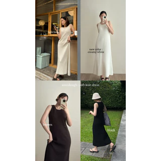 FADTHINGS - sourdough soft knit (maxi) dress ☕️
